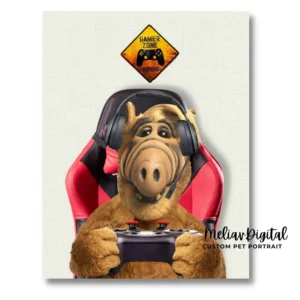 Discover Timeless Charm: Unique ALF Portraits for Nostalgic Décor Memorable Gifts