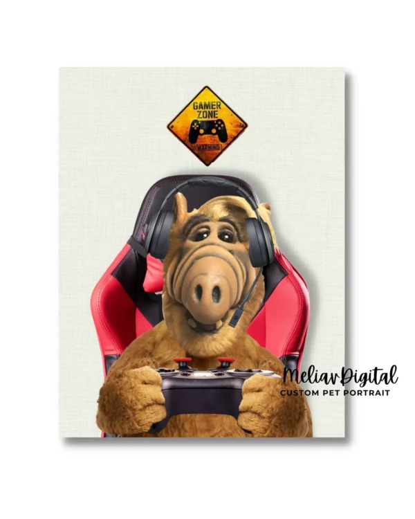 Discover Timeless Charm: Unique ALF Portraits for Nostalgic Décor Memorable Gifts