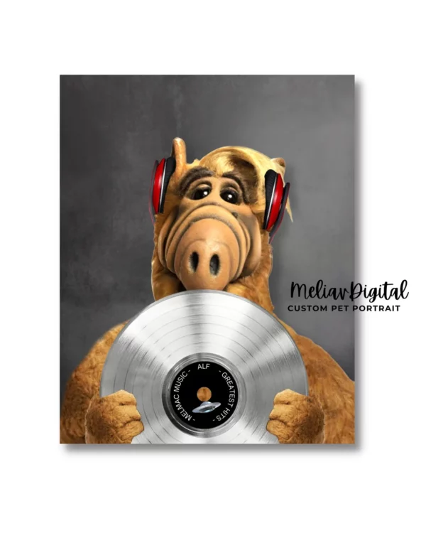 Discover Timeless Charm: Unique ALF Portraits for Nostalgic Décor Memorable Gifts