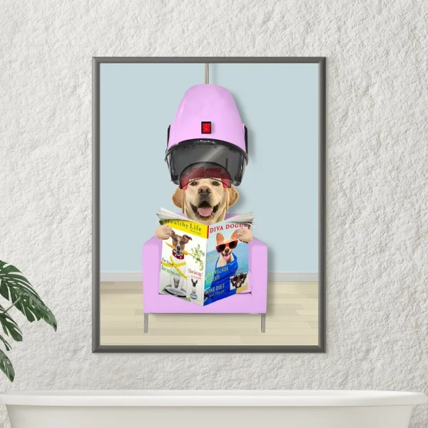 funny custom pet portrait for gift, Meliav Digital 2
